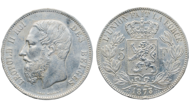 5 Francs Leopold II 1873