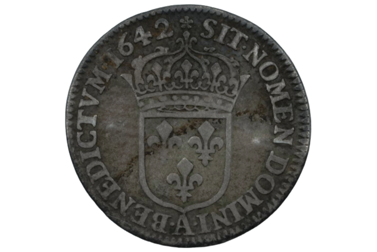 1 12 Ecu 1642 Louis XIV