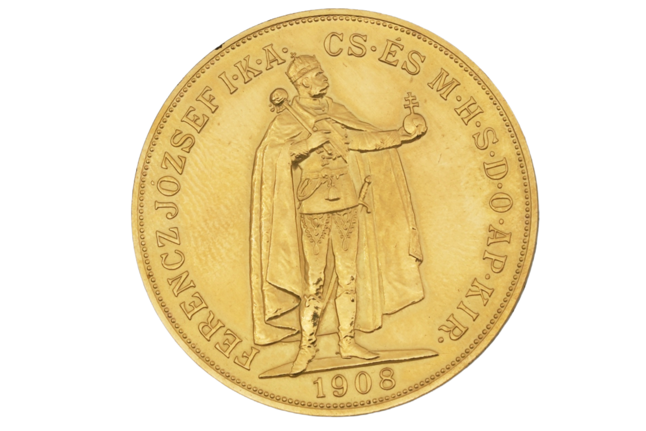 100 korona 1908 hongarije recto