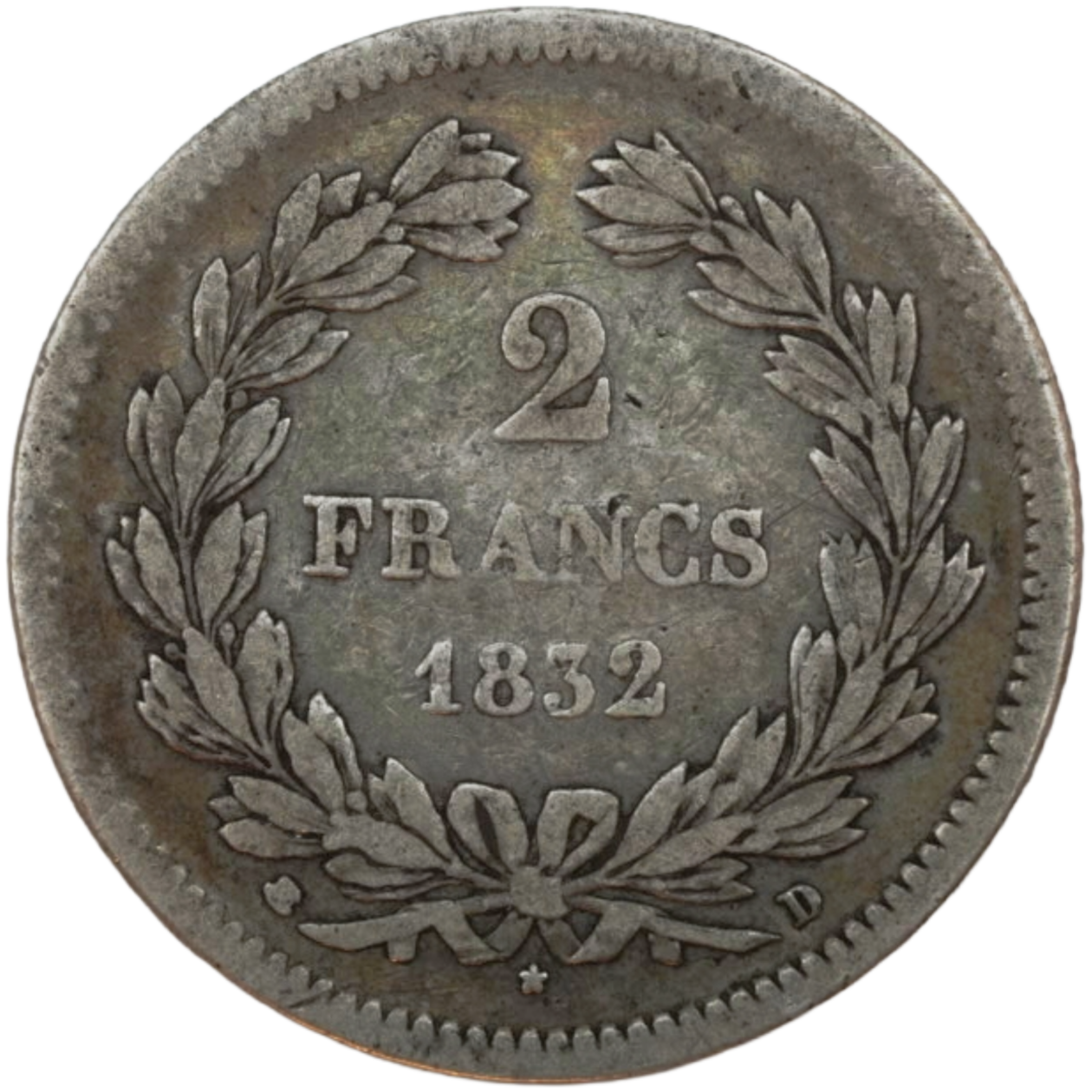2 Francs 1832 D 1 2