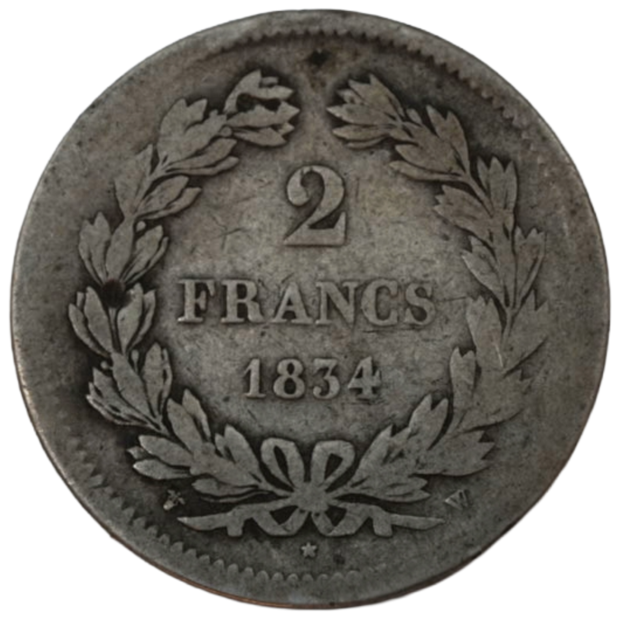 2 Francs 1834 W 1 2