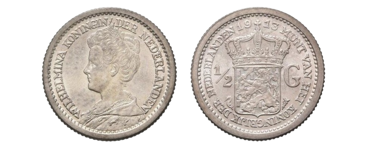2 GULDEN WILHELMINA Photoroom