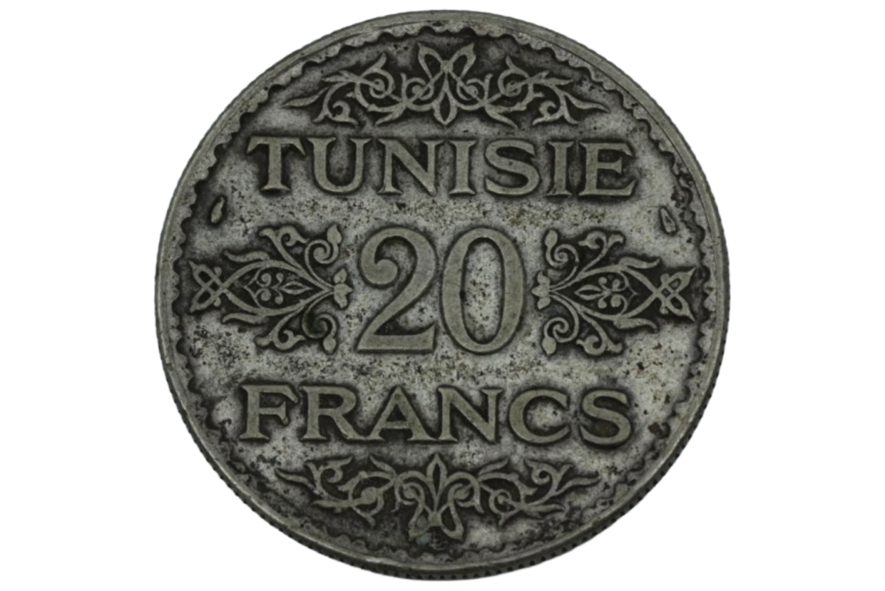 20 Francs 1935 Tunesia