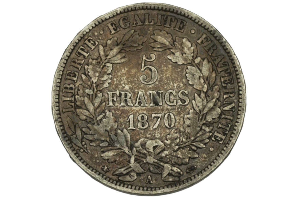 5 Francs 1870 A