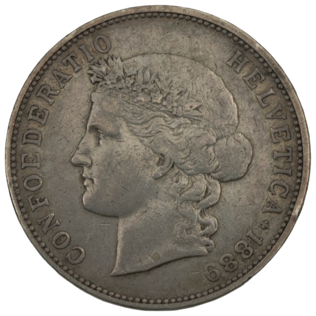 5 Francs 1889 Zwitserland