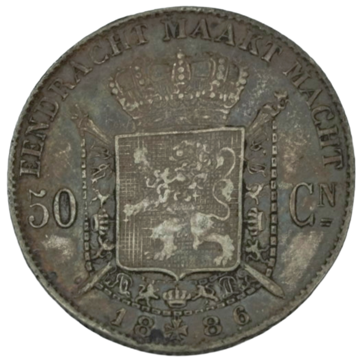50 centimes 1886 Léopold II