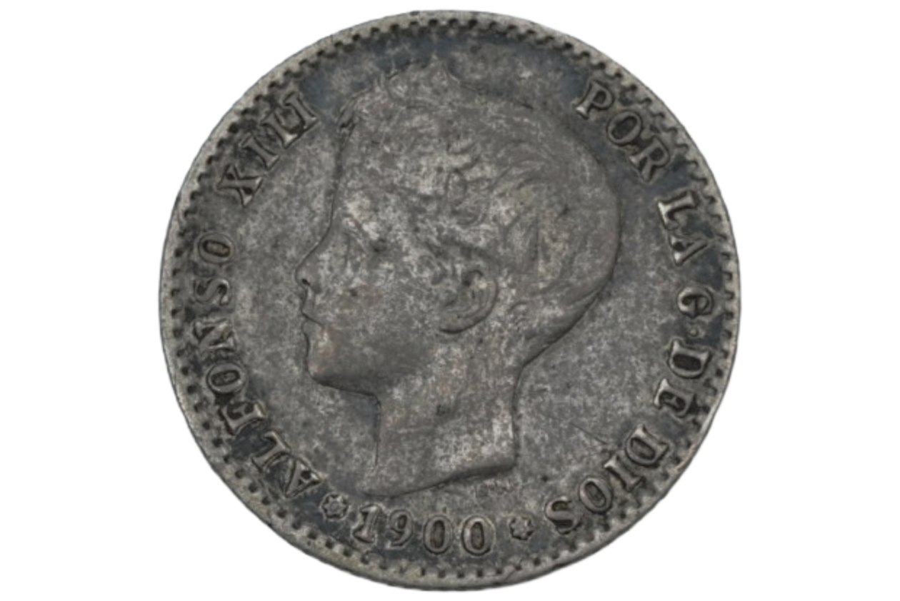 50 centimos 1900 Spanje