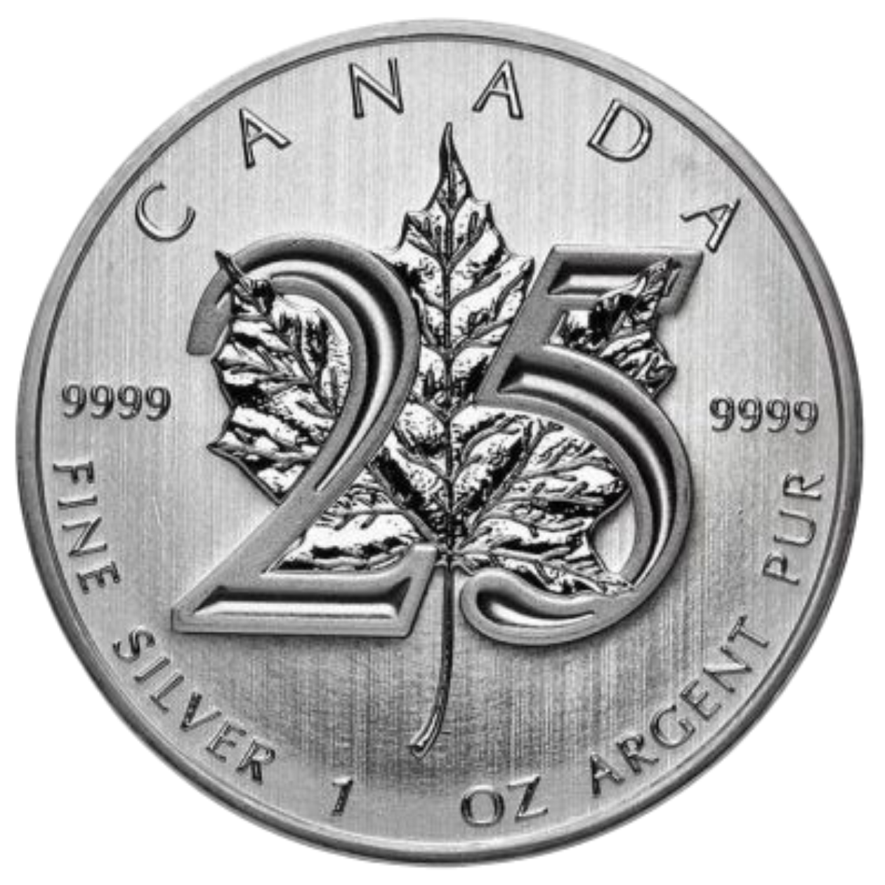 AG 1 Oz Maple Leaf Jubileum 2013 2
