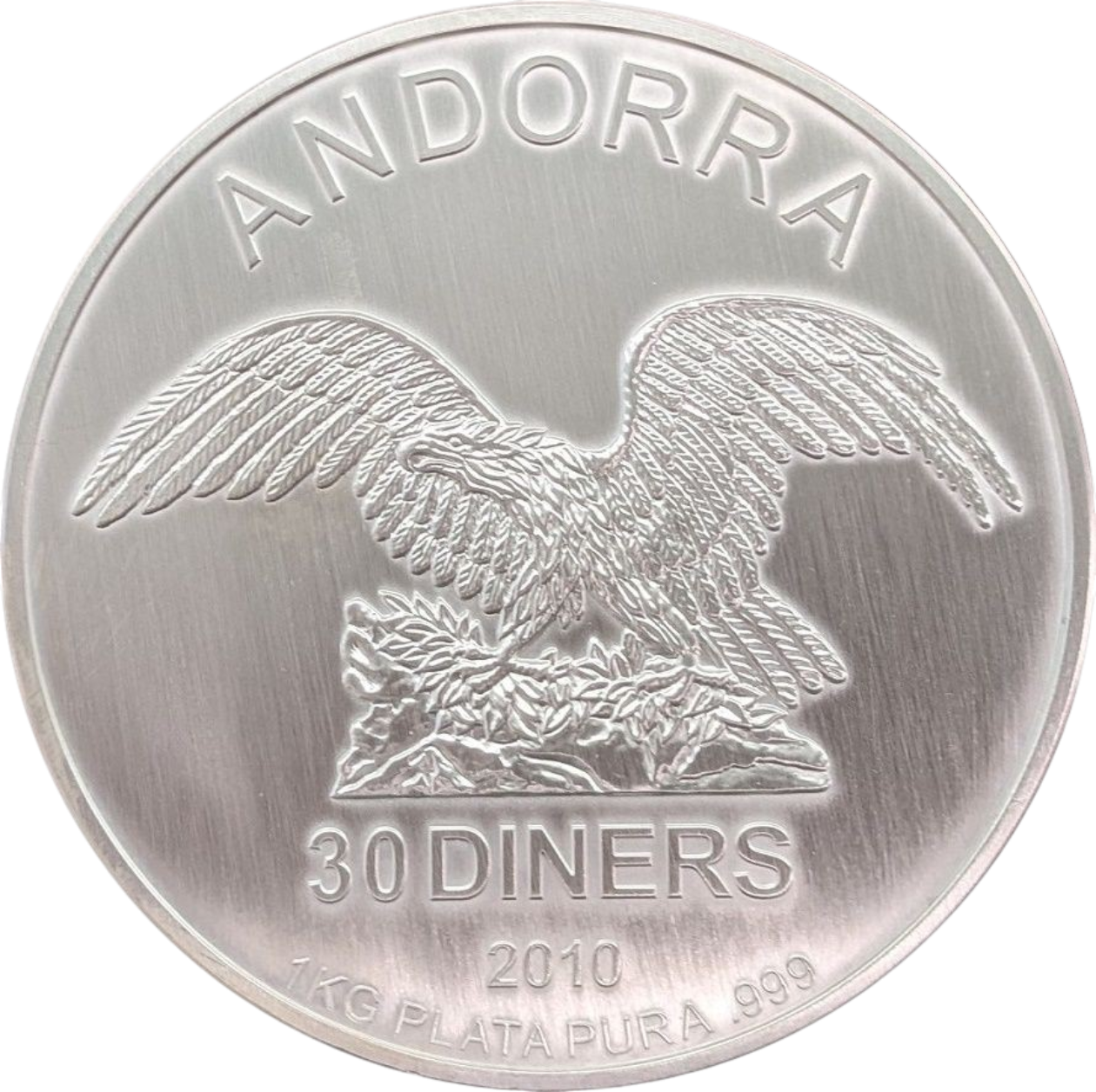 Ag 1 Kg Andorra 30 diners 2010 2
