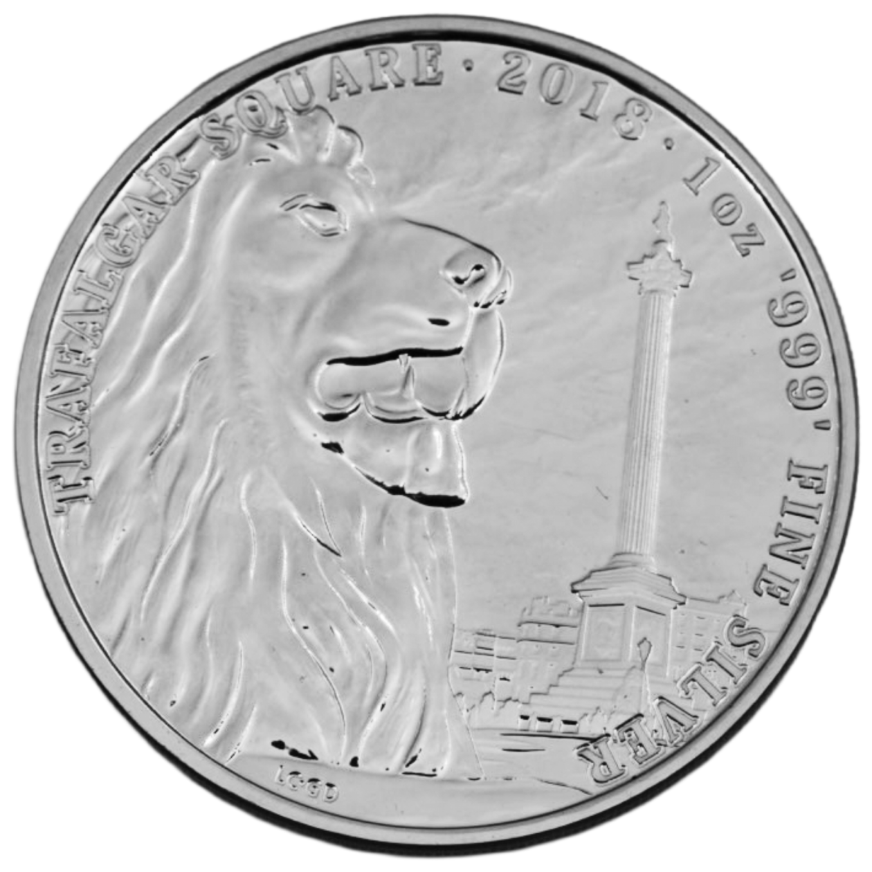 Ag 1 Ounce 2018 Trafalgar Square Verenigd Koninkrijk