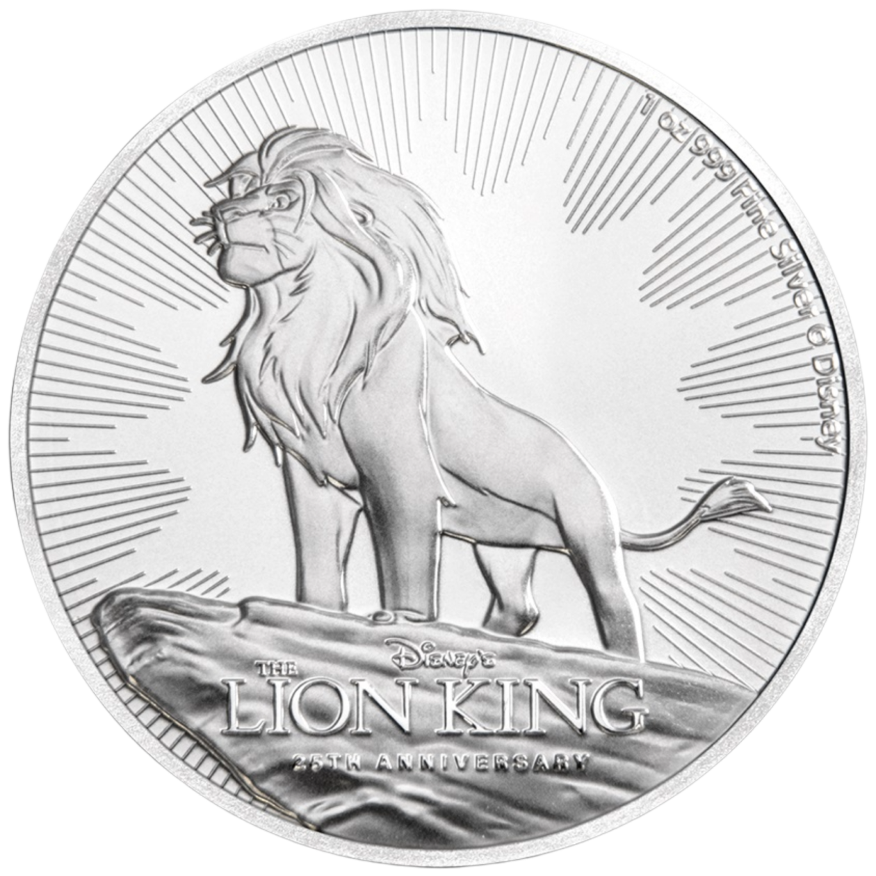 Ag 1 Ounce 2019 25ste verjaardag van The Lion King Niue