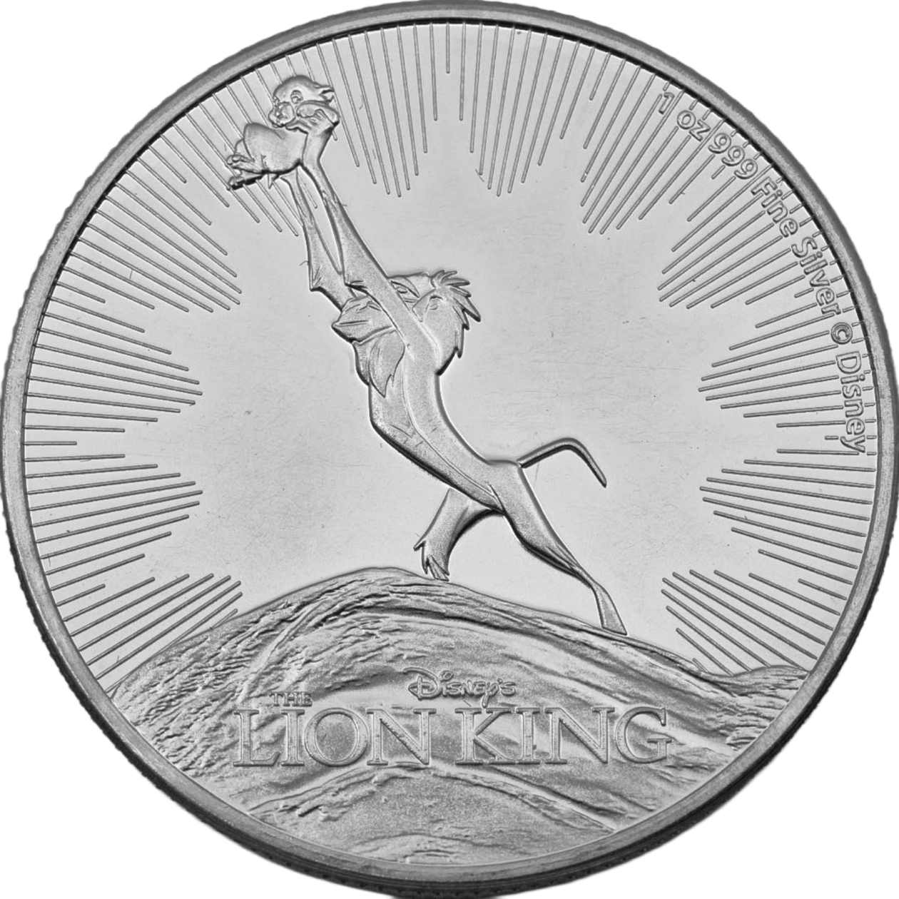 Ag 1 Ounce 2020 Disney Lion King The Circle of Life Niue