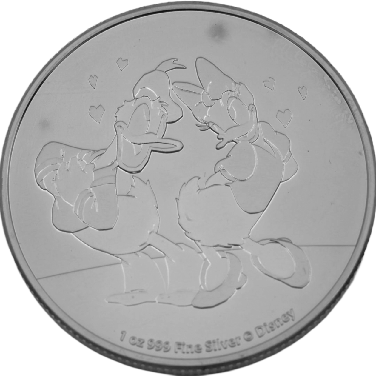 Ag 1 Ounce 2021 Disney Donald en Daisy Niue