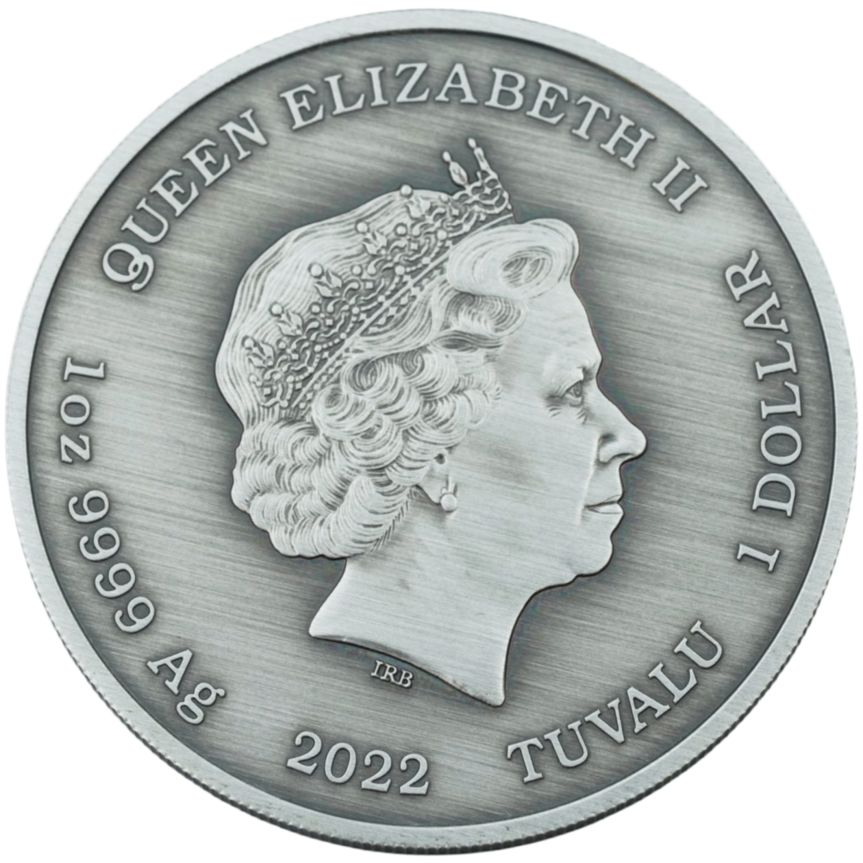 Ag 1 Ounce 2022 Aphrodite Gods of Olympus Tuvalu 1
