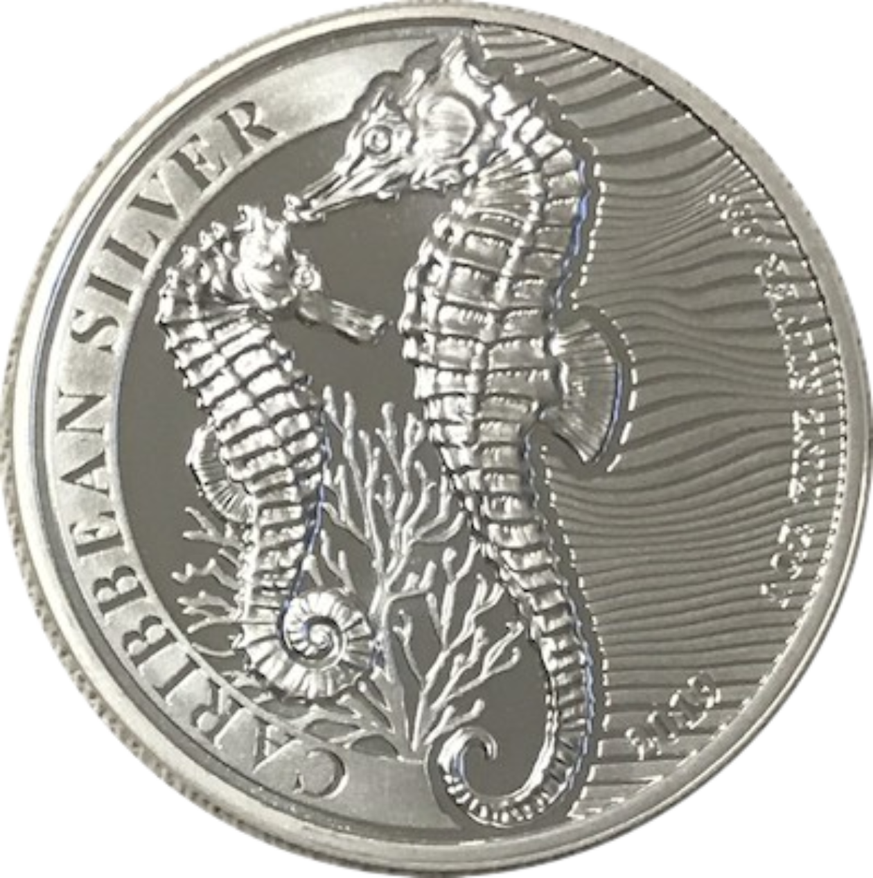 Ag 1 Oz Barbados Seahorse 2019