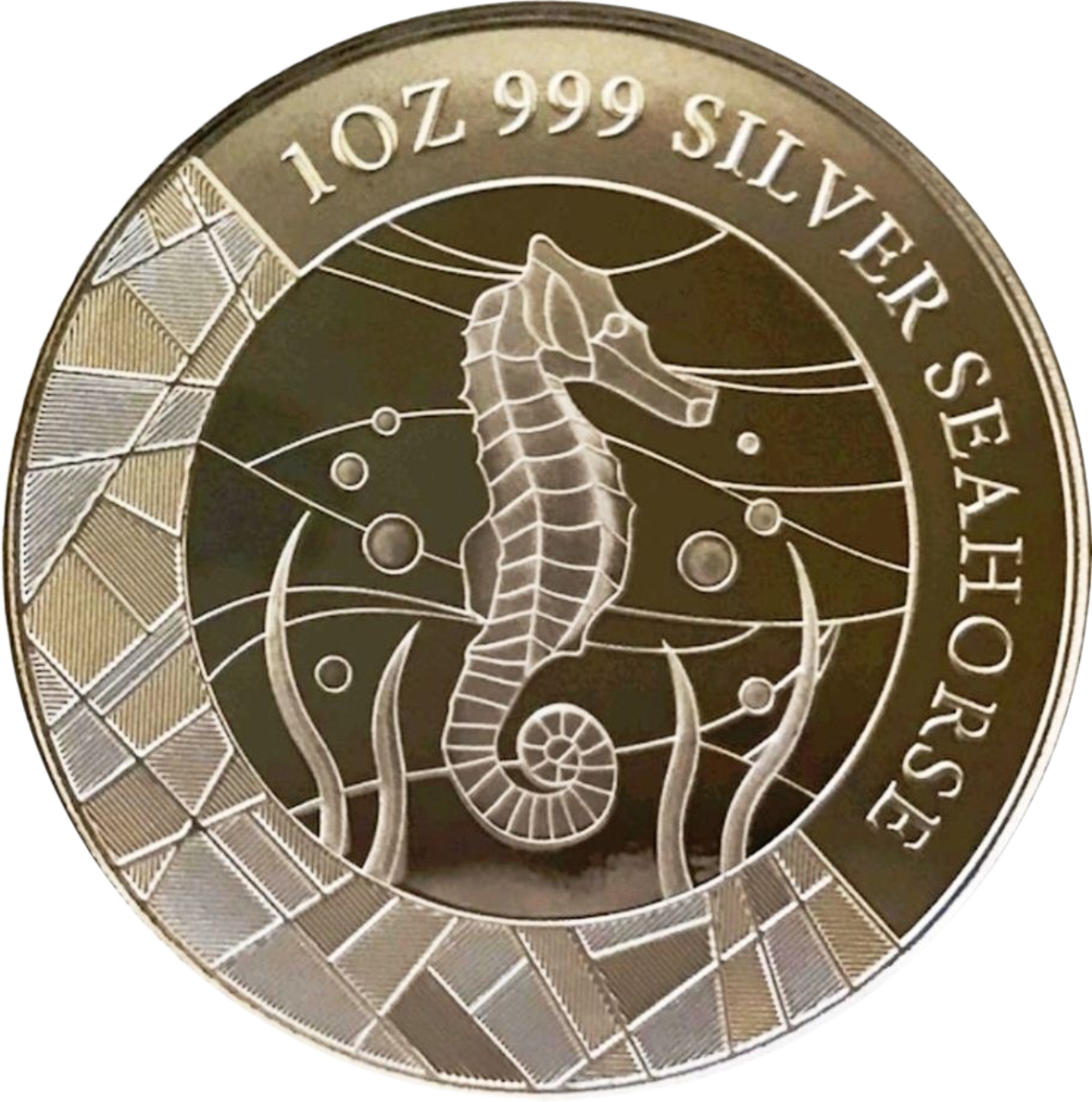 Ag 1 Oz Samoea seahorse 2018