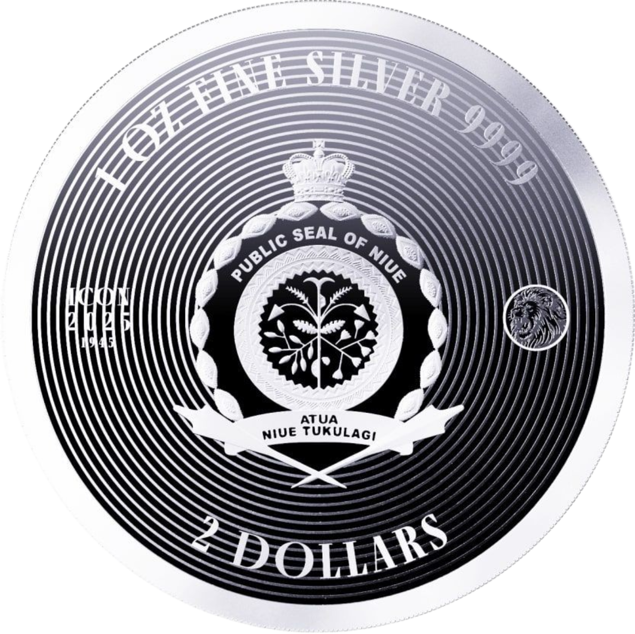 Ag 1 Oz Tokelau Winston Chruchill 2025 2