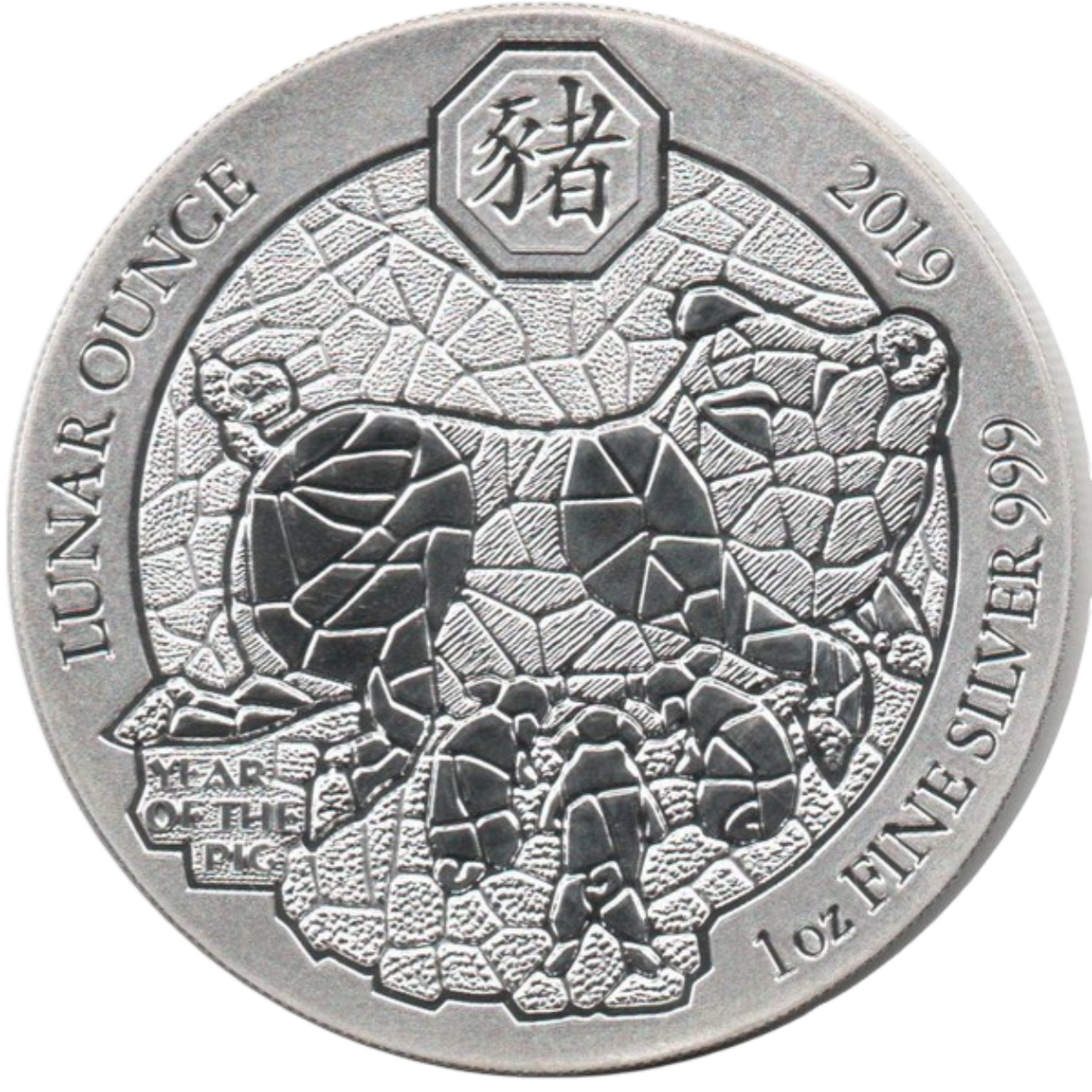 Ag 1 Oz Year of the Pig 2019