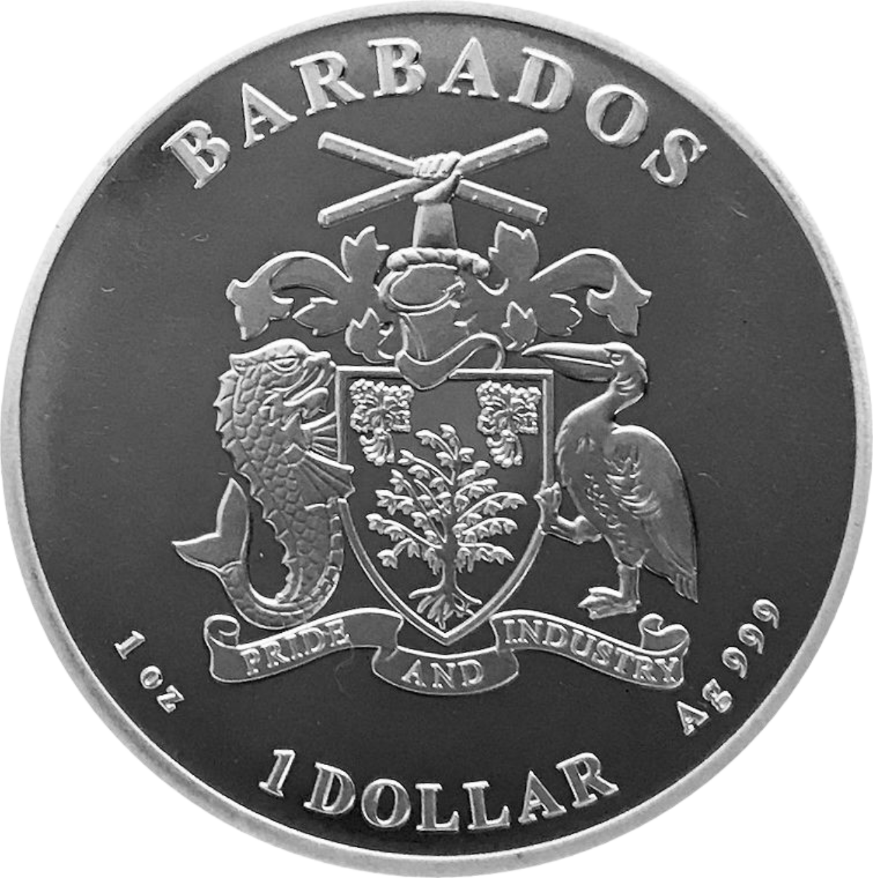 Ag 1 Oz carribean seahorse 2018 2