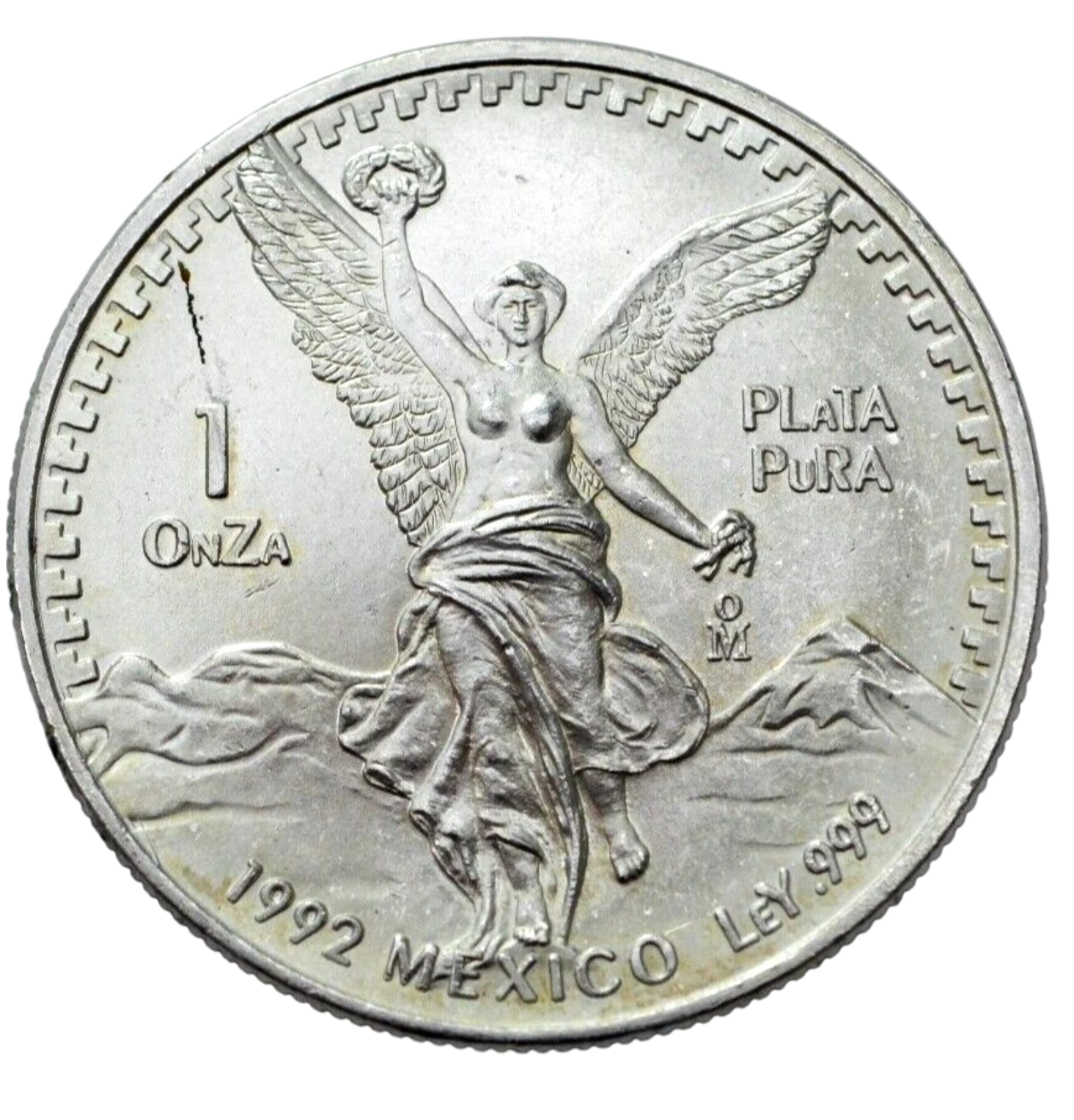 Ag 1 Oz libertad 1992