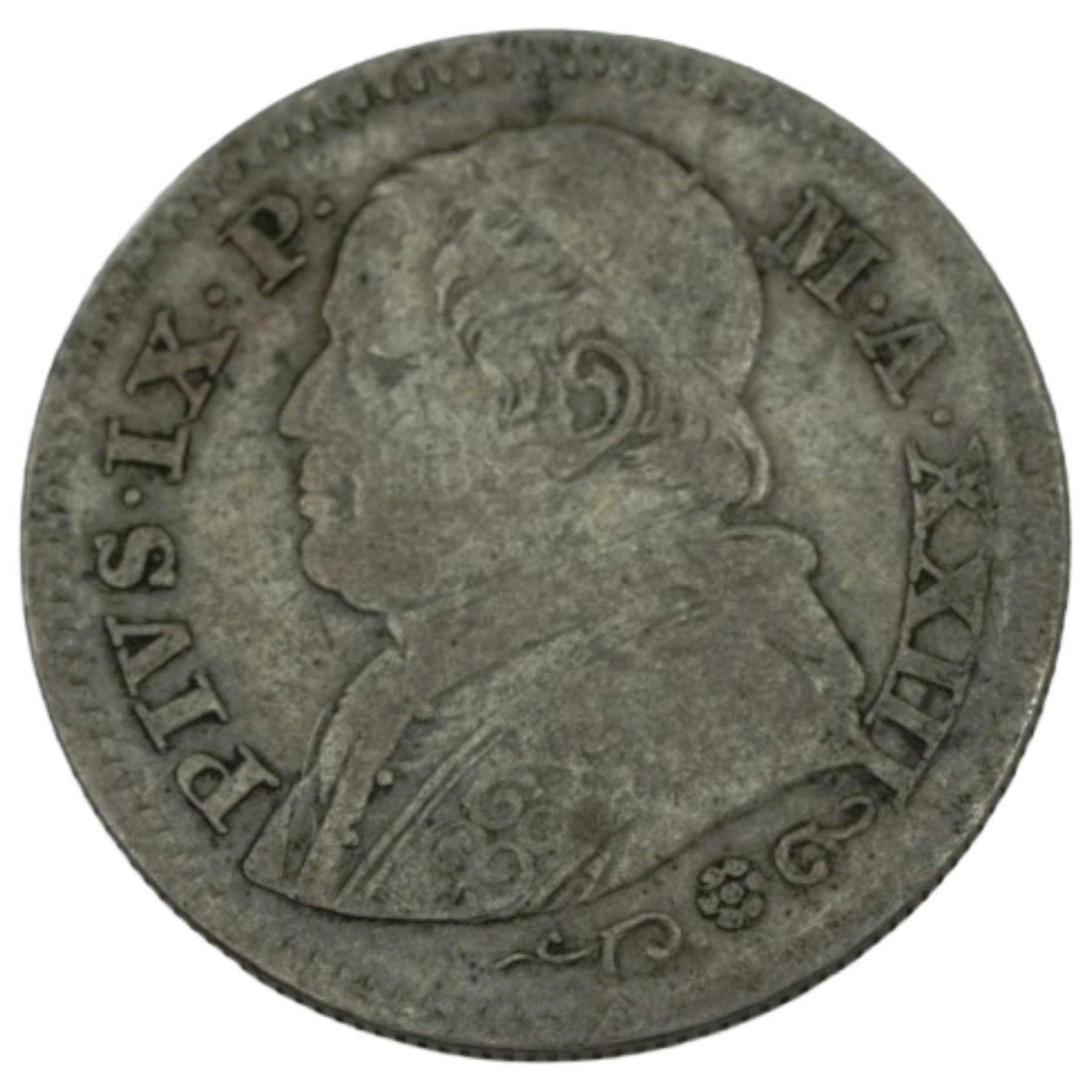 Ag 10 Soldi 1868 Vaticaanstad 1
