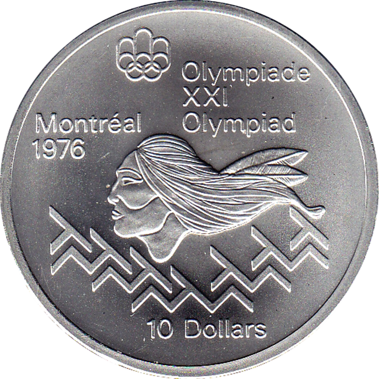 Ag 10 dollar Olympiade Montréal hurdles