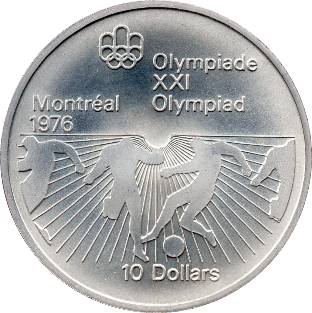 Ag 10 dollar Olympiade Montréal soccer