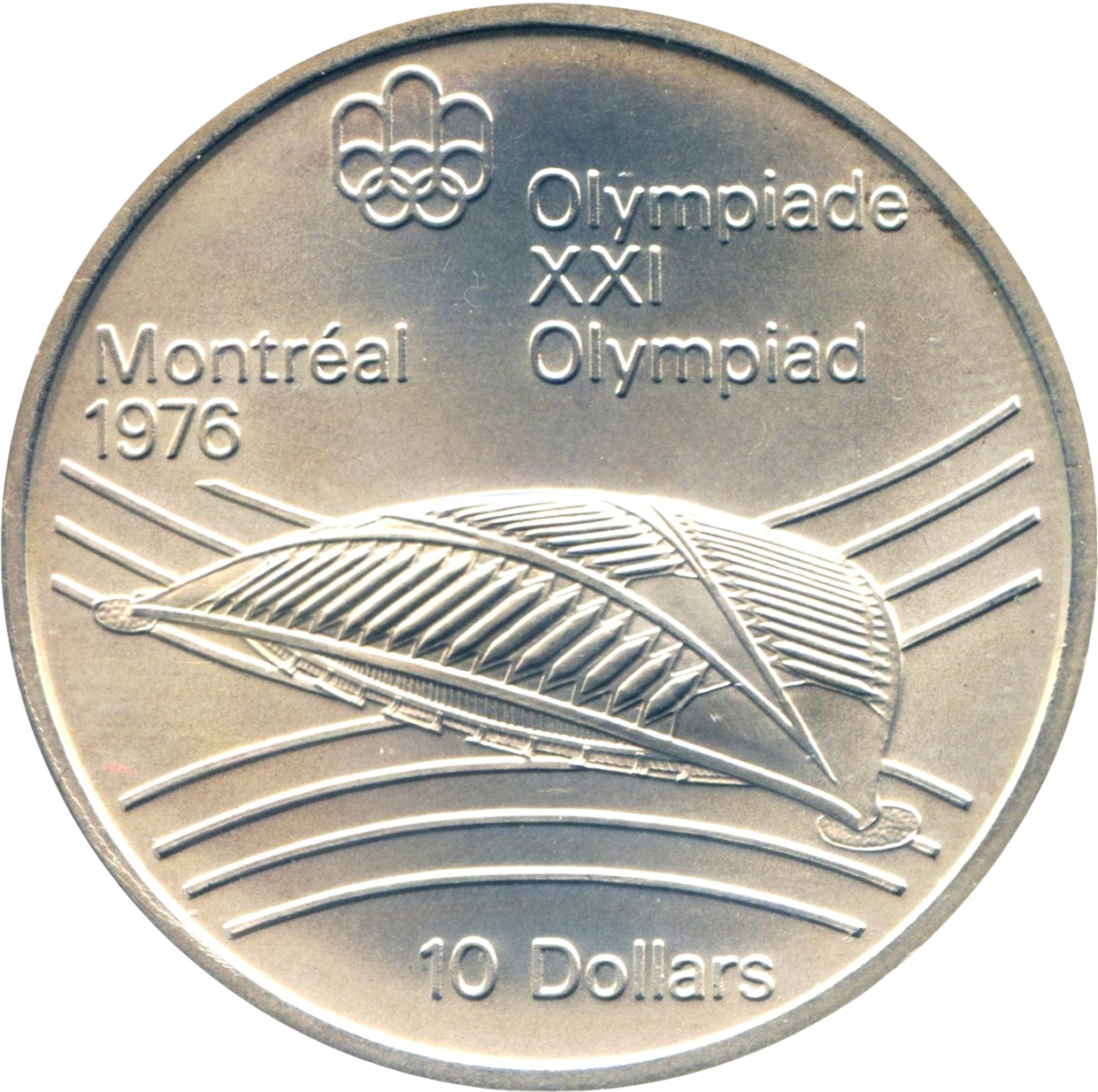 Ag 10 dollar Olympiade Montréal velodrome