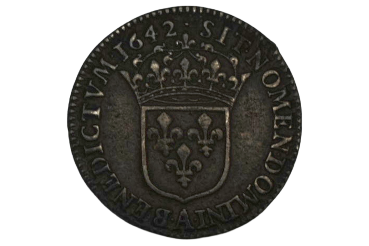 Ag 112 Ecu 1642 A Lodewijk XIII