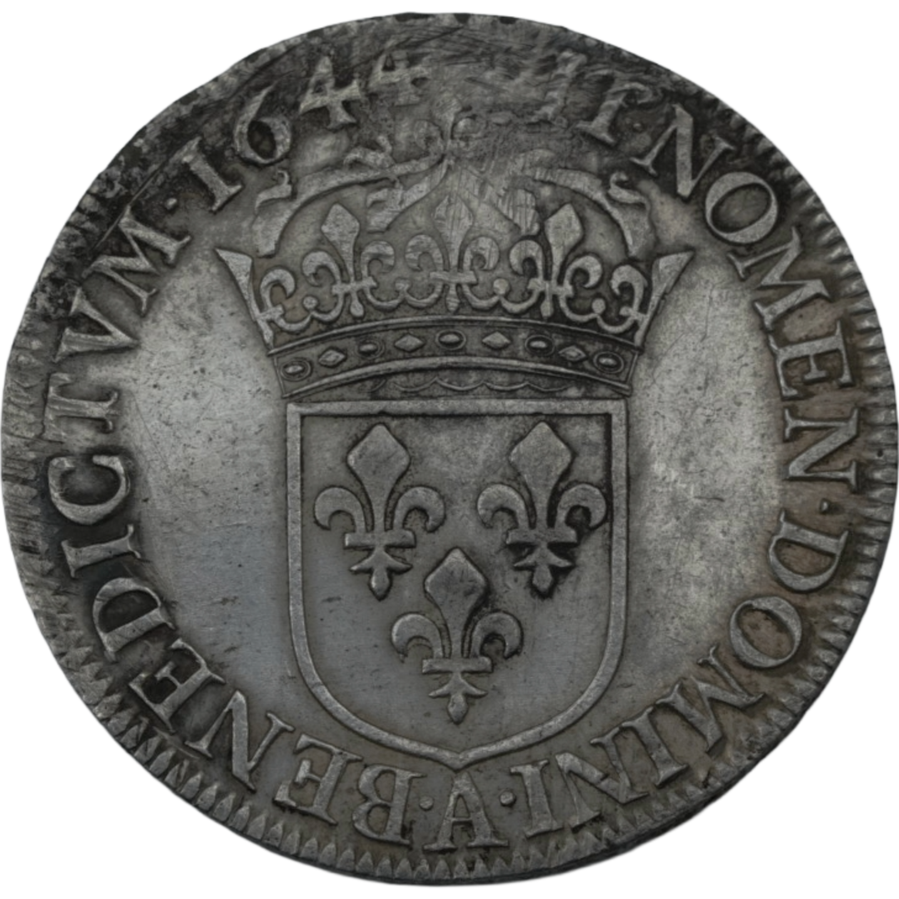 Ag 12 Ecu 1644 A Lodewijk XIV