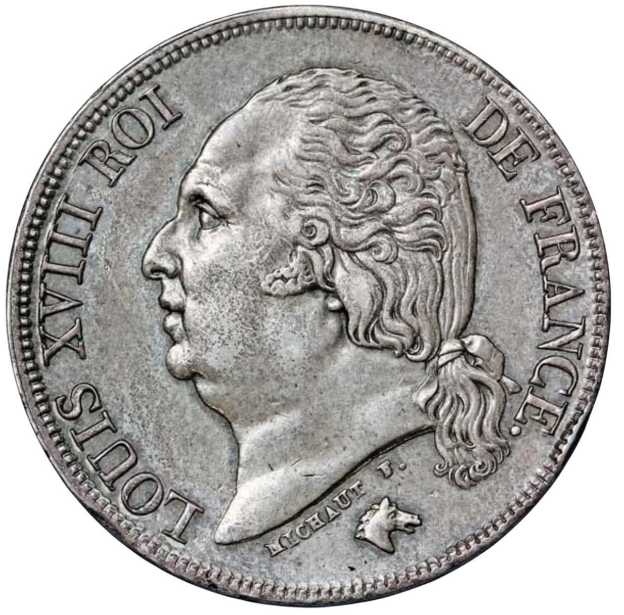 Ag 2 Francs Louis XVIII