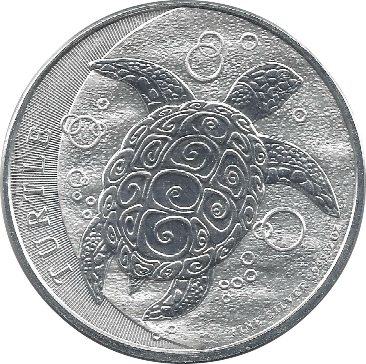 Ag 2 Oz Hawksbill Turtle 2016
