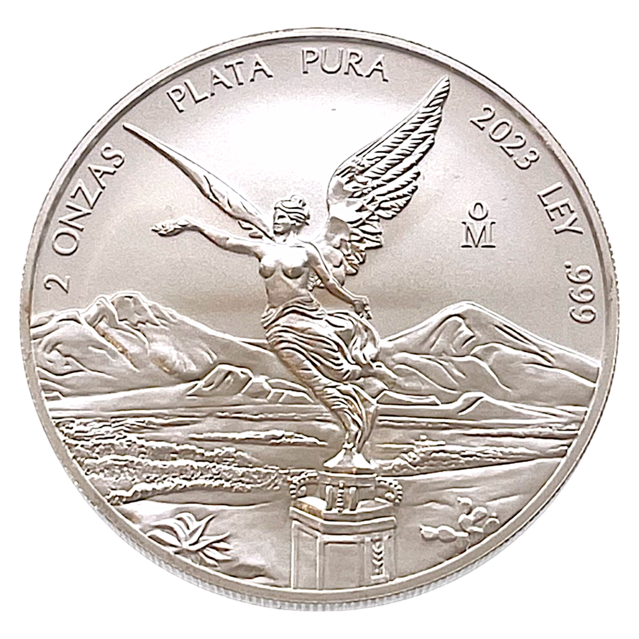 Ag 2 Oz Plata Pura FRONT