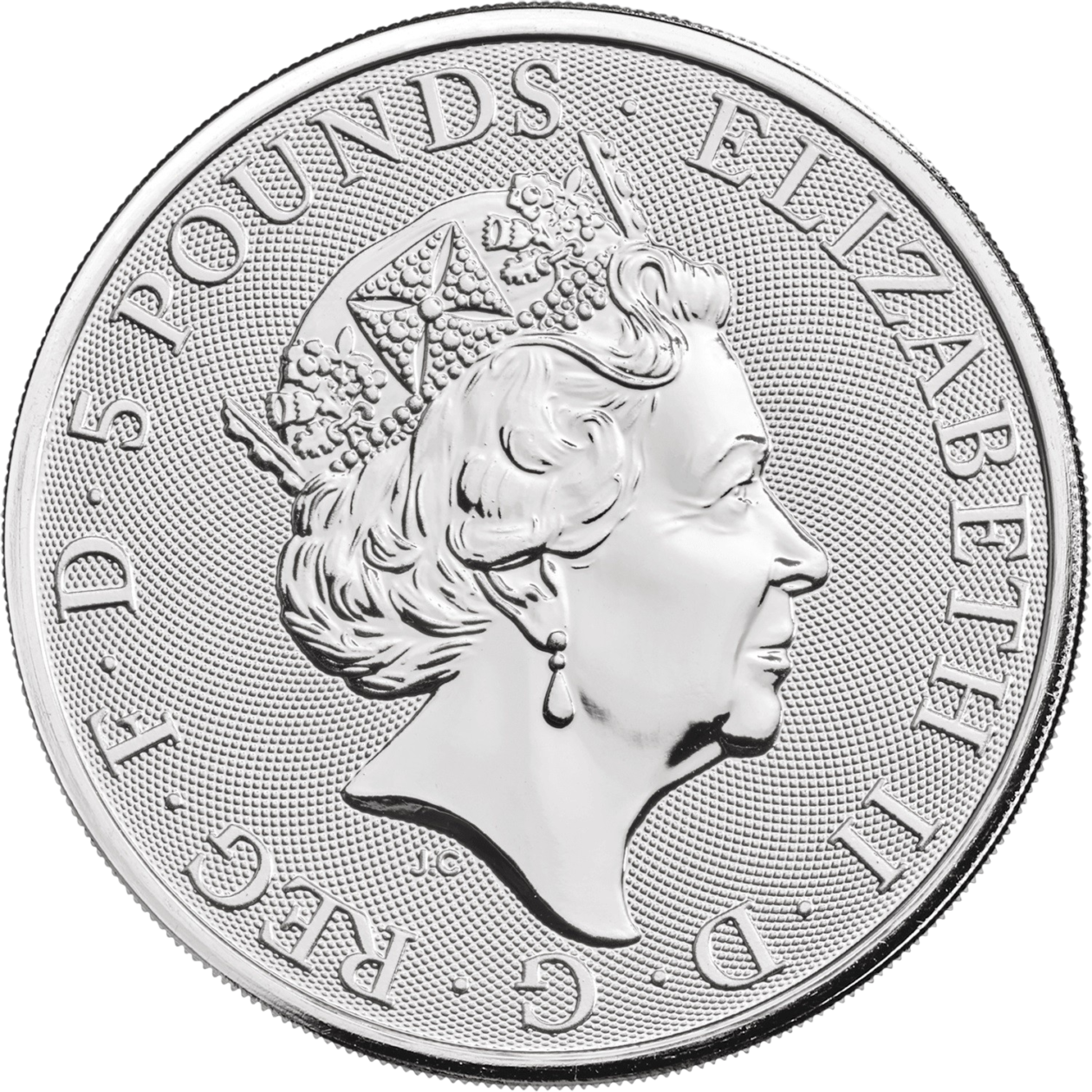 Ag 2 Oz White Lion Of Mortimer 2020 1