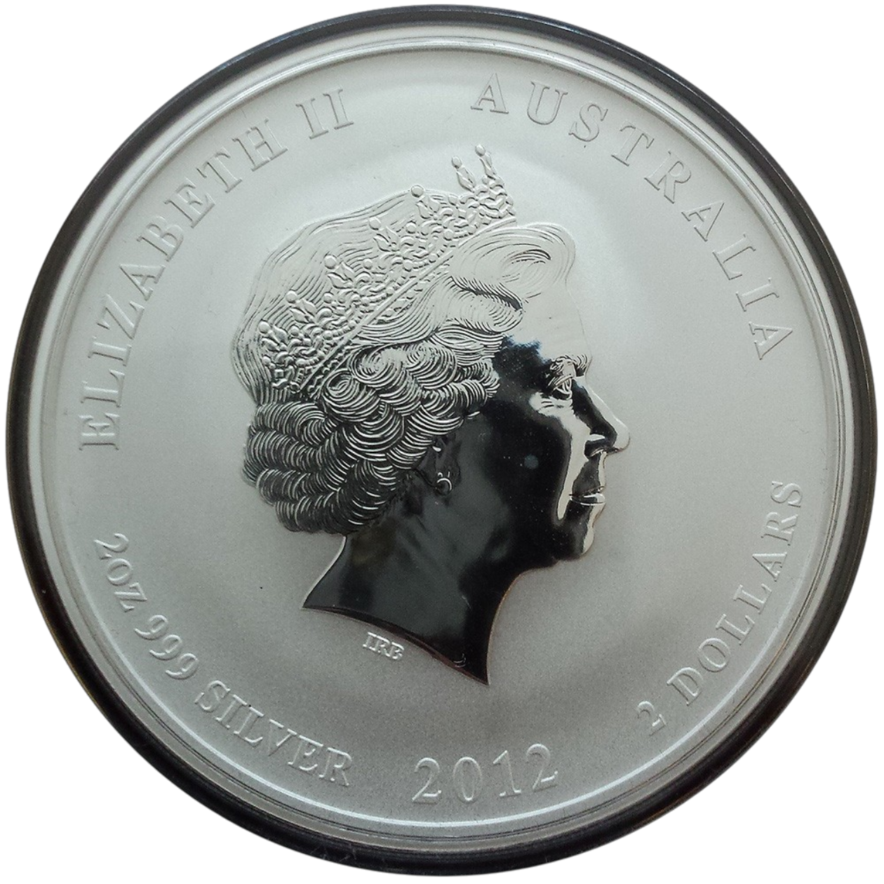 Ag 2 Oz Year of the dragon 2012 2