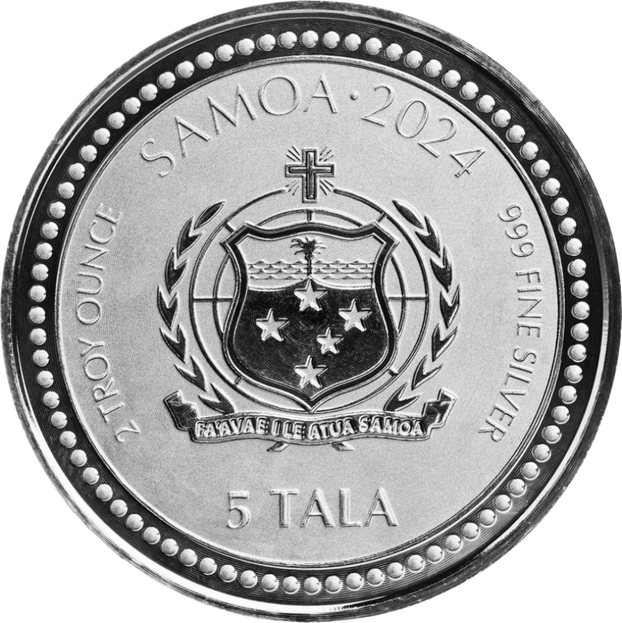 Ag 2 Oz Year of the dragon 2024