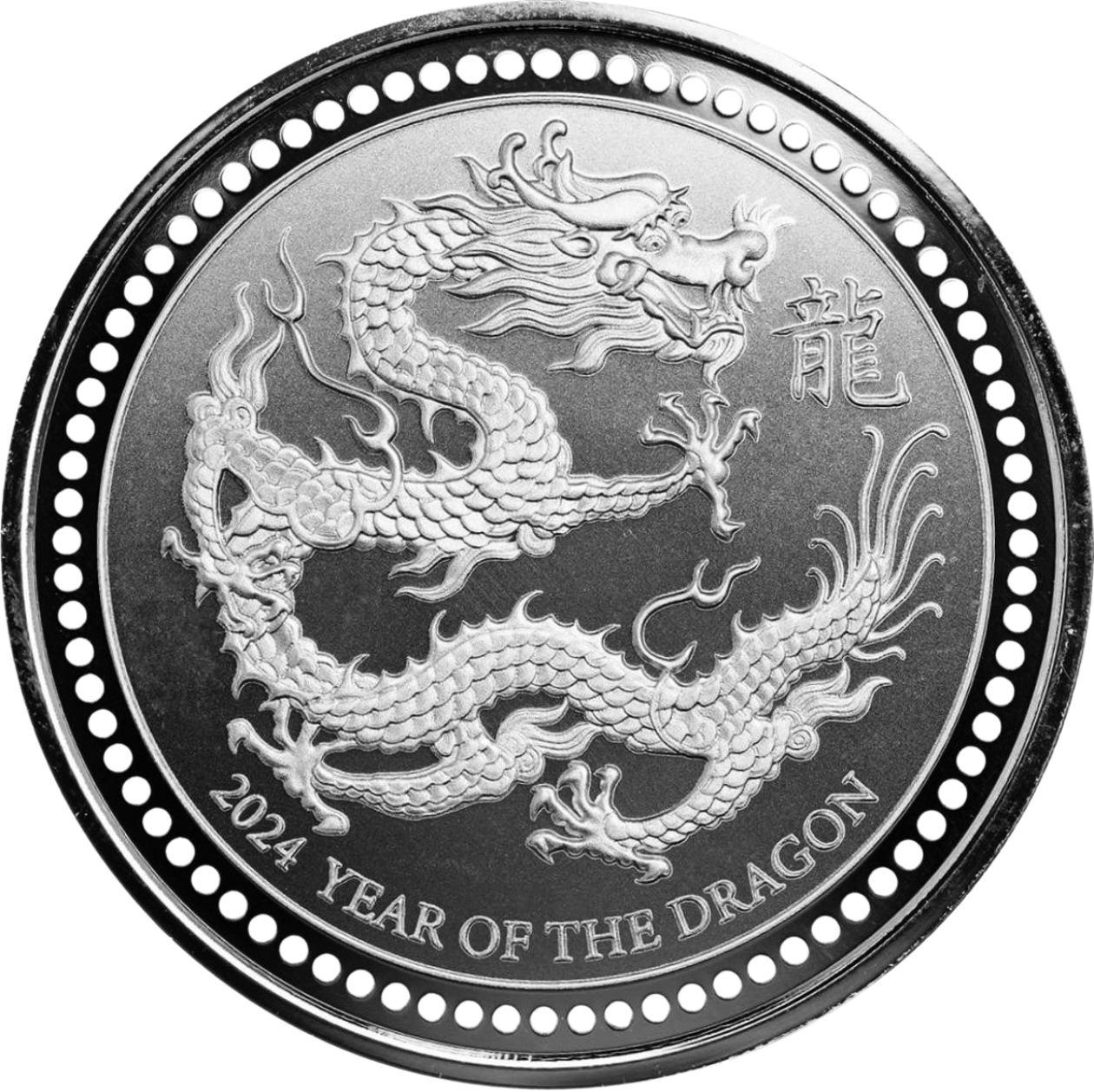 Ag 2 Oz Year of the dragon 20242