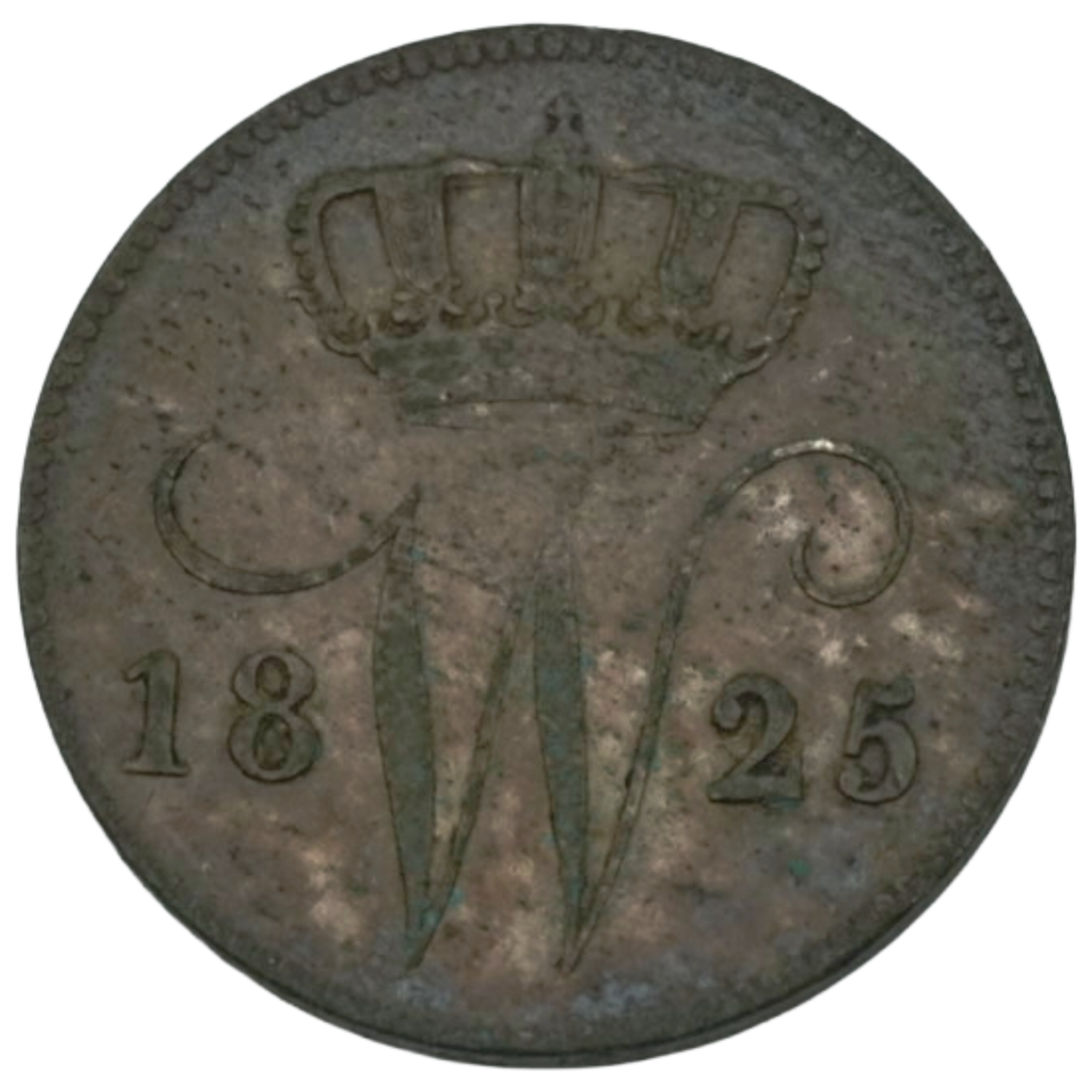 Ag 25 Cents 1825 B Willem I