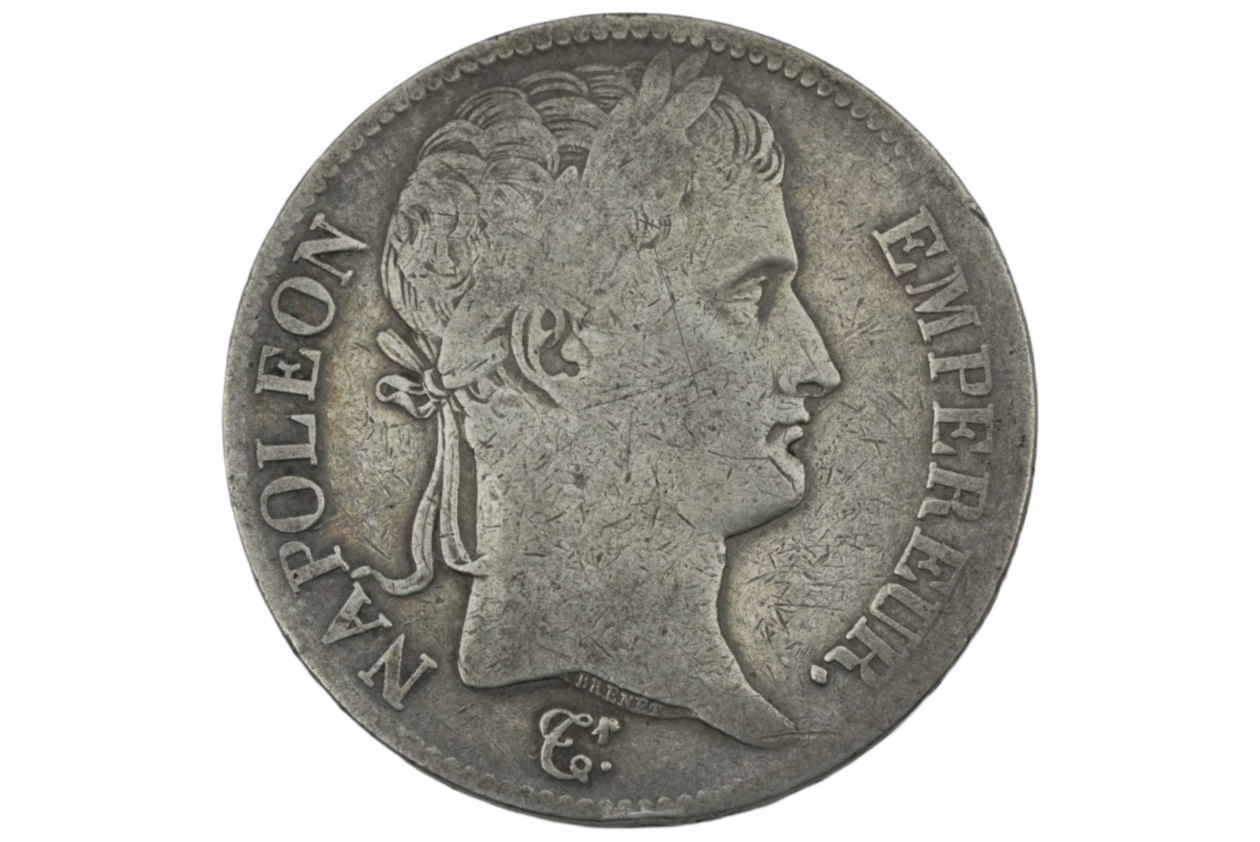 Ag 5 Francs 1812 M Napoleon 1