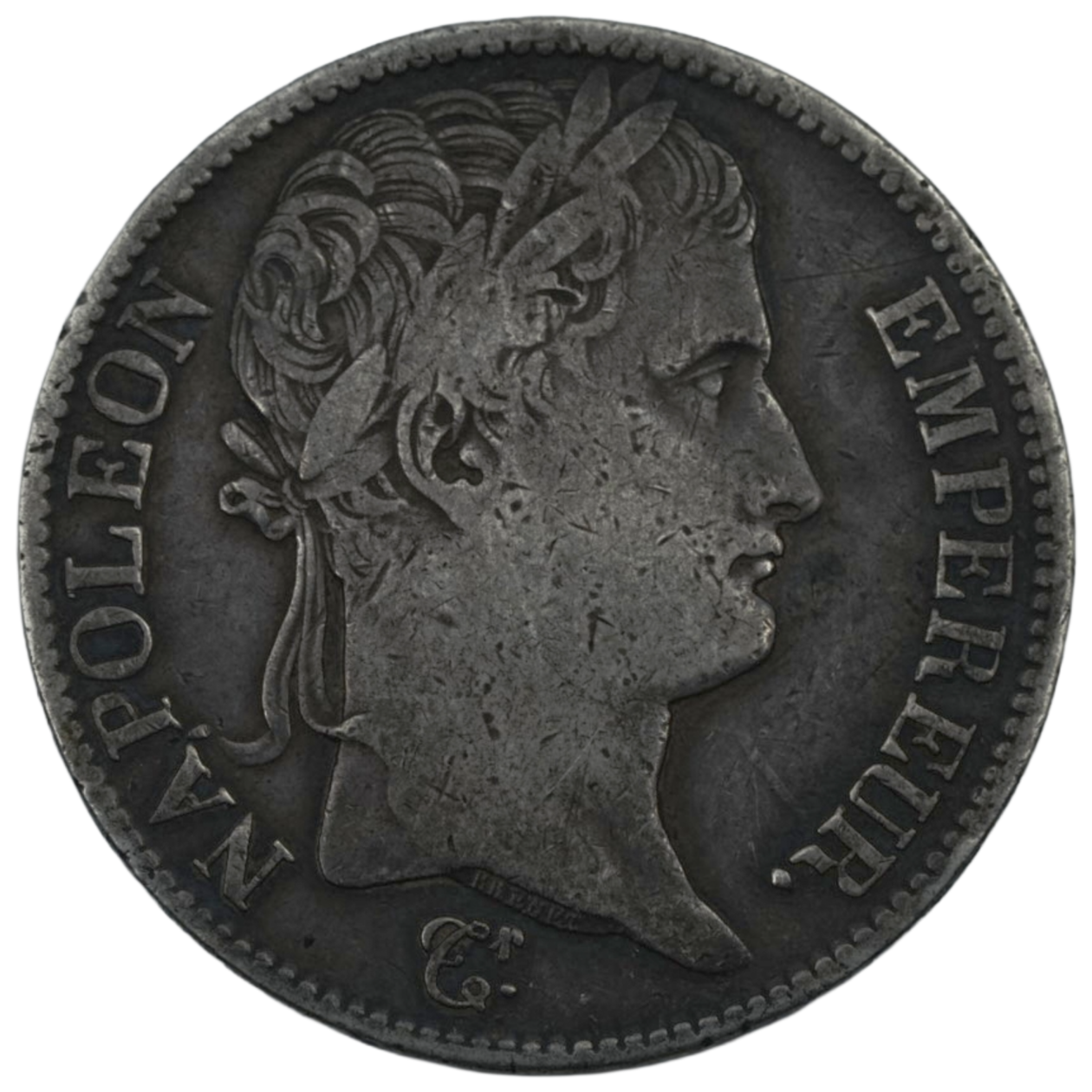 Ag 5 Francs 1813 H Napoleon
