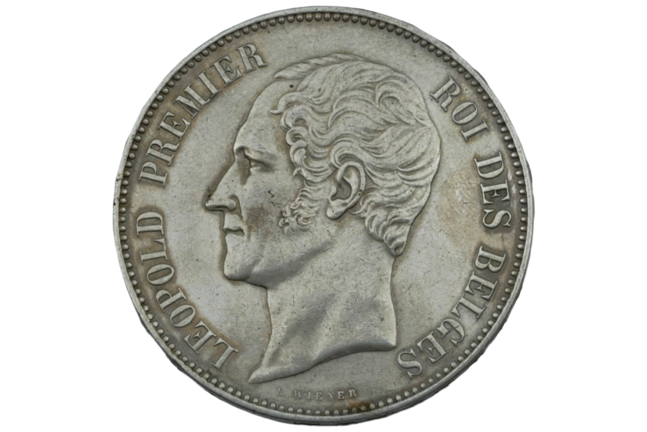 Ag 5 Francs 1853 Huwelijk Leopold I