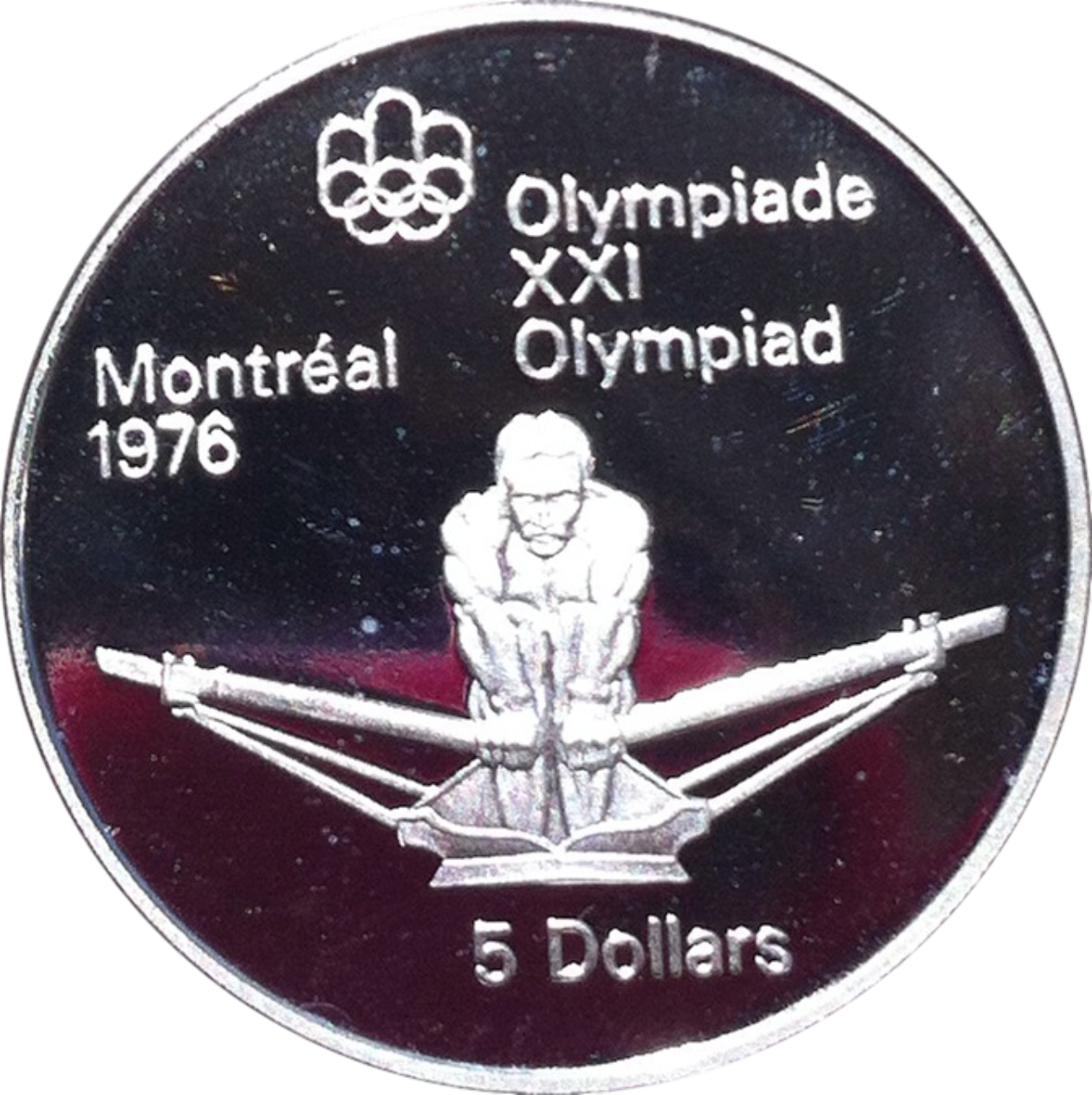 Ag 5 dollars Olympiade Montréal rowing