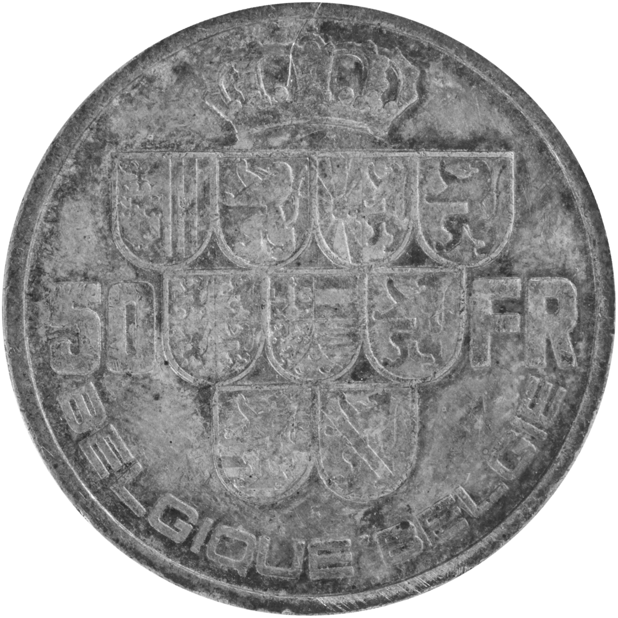 Ag 50 Fr Leopold III back