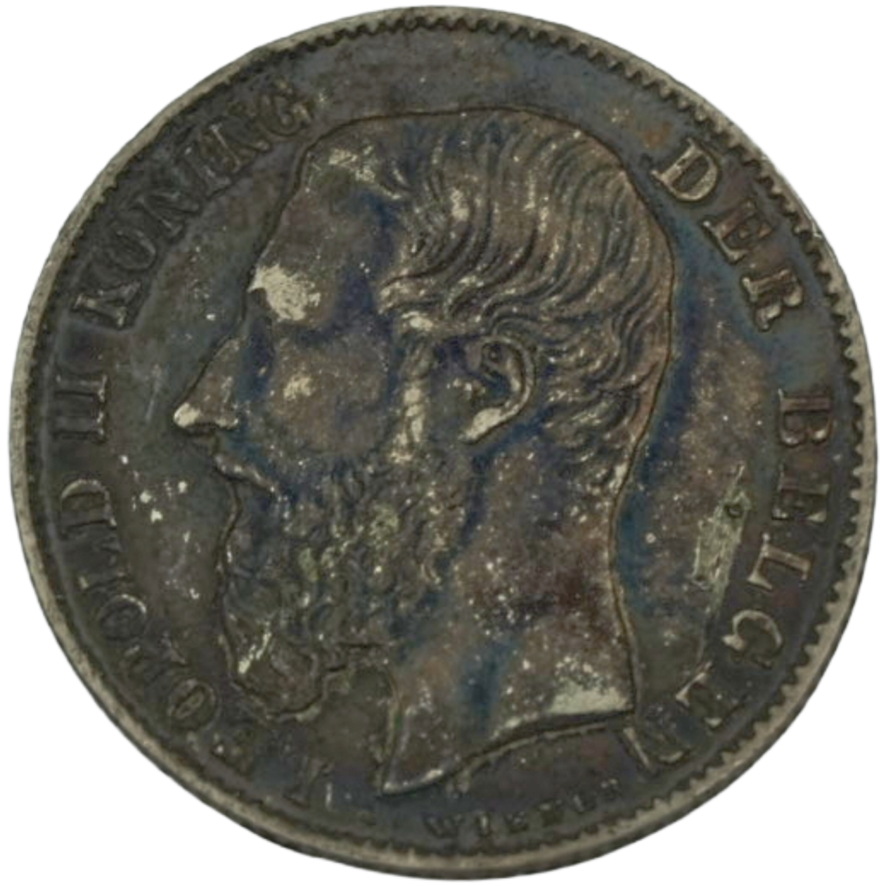 Ag 50 centimes 1886 Léopold II