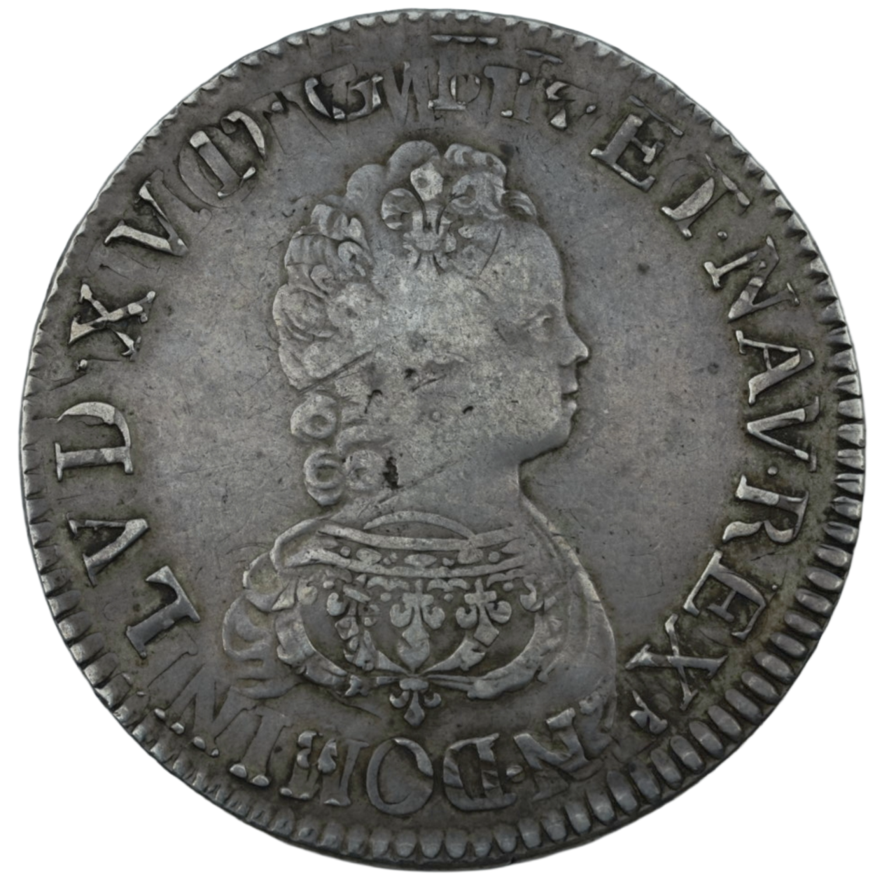 Ag Ecu 1716 Lodewijk XV Navarre