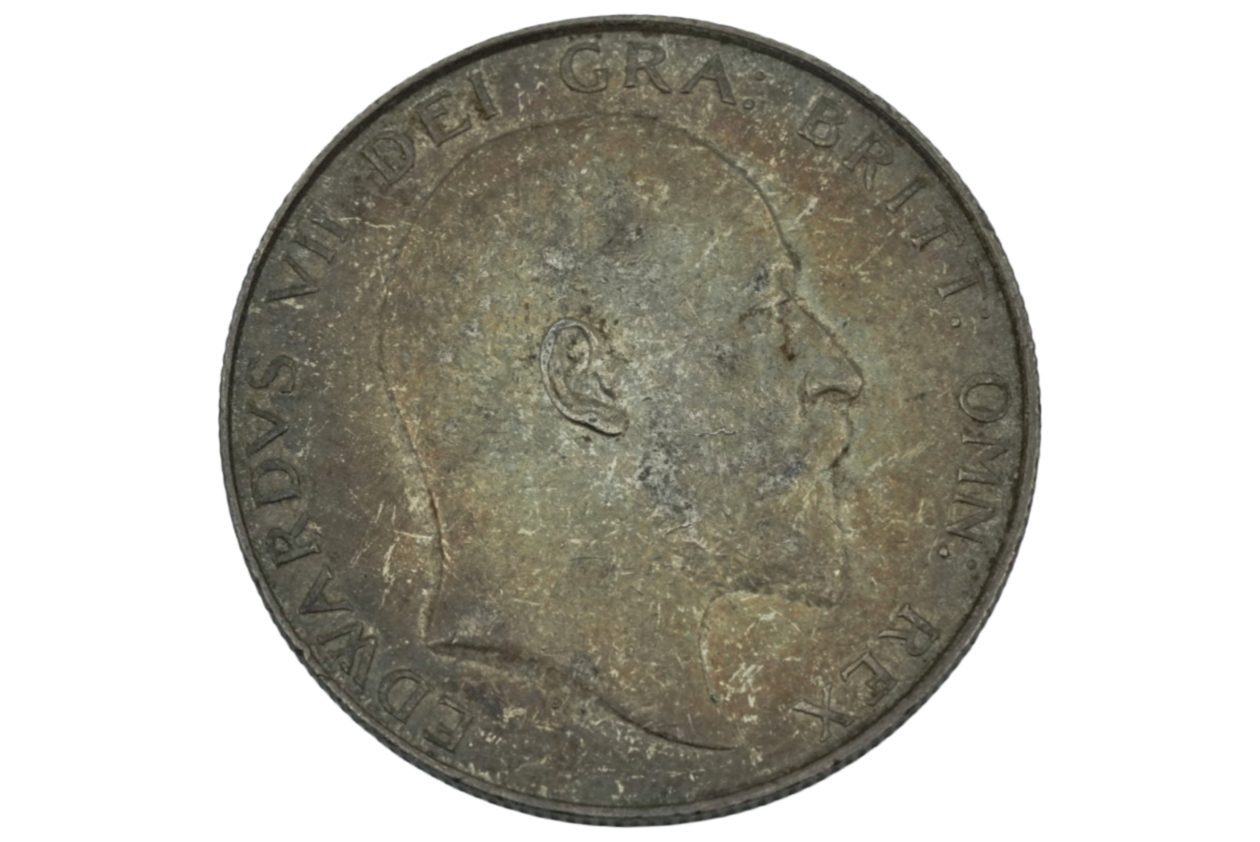 Ag Halfcrown 1909 Edward VII 1