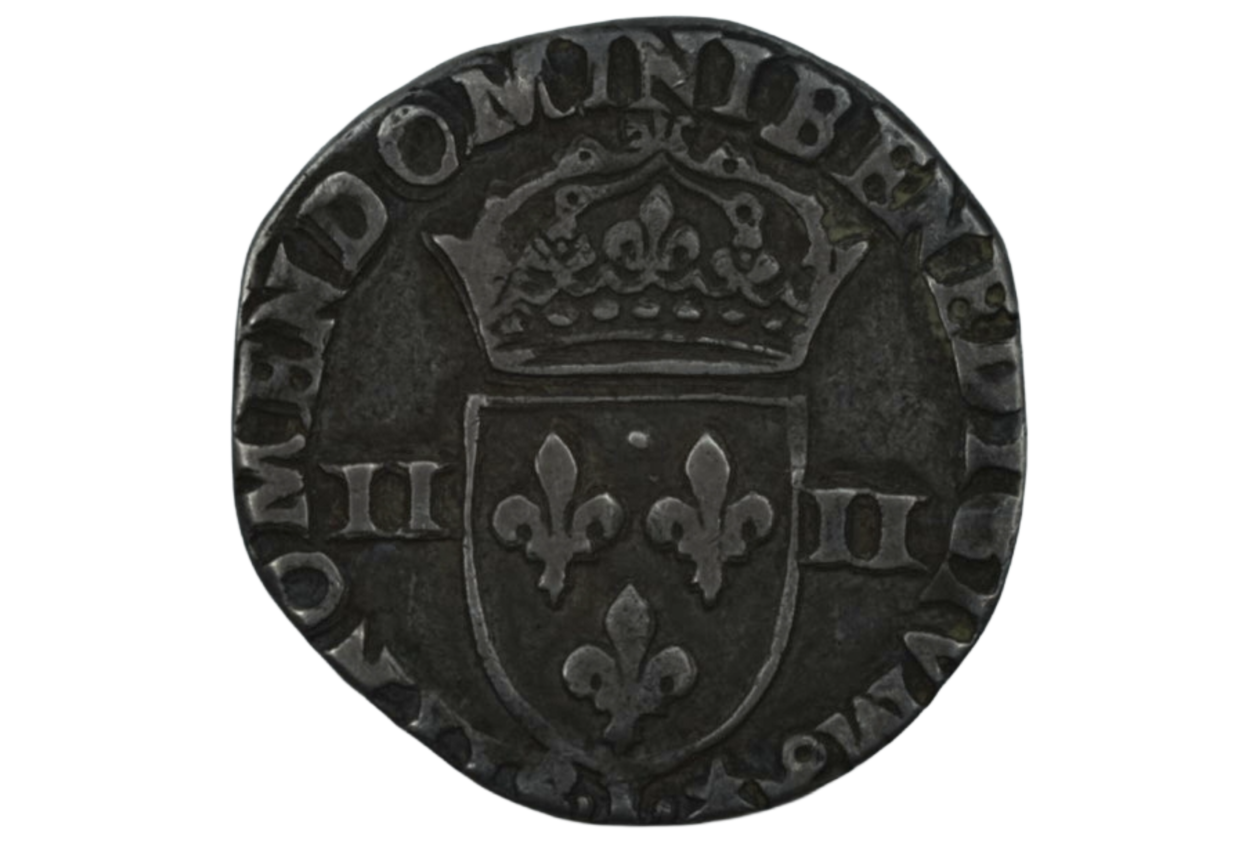 Ag Quart décu 1589 Henri III 1