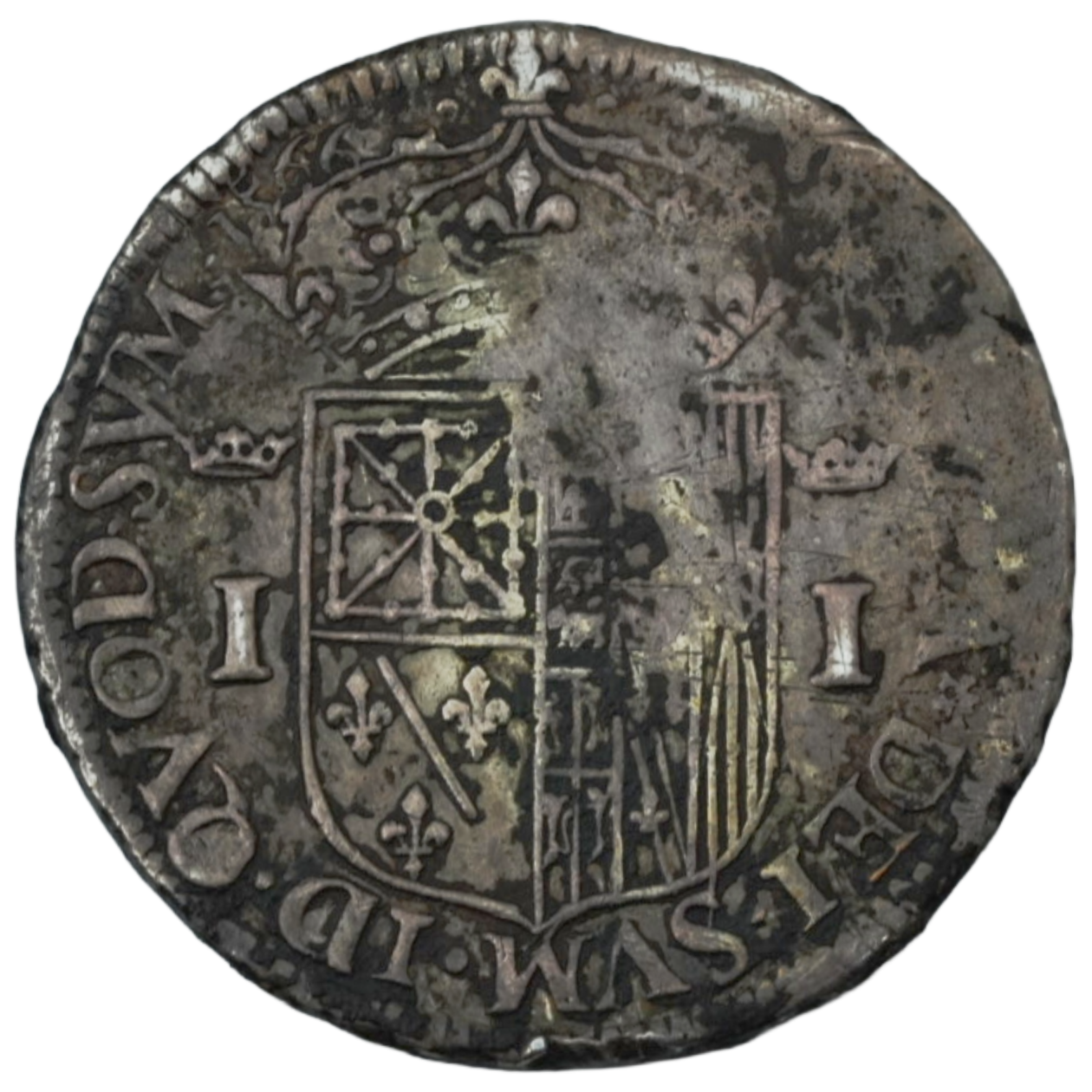 Ag Teston 1566 Johanna van Albret 1