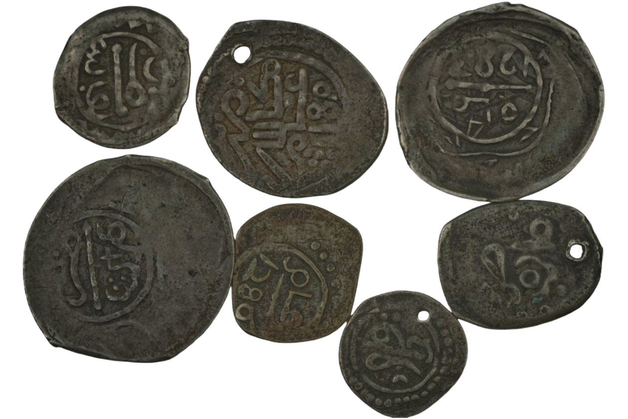 Ag lot 12 Dirhama uit de Alouitische periode