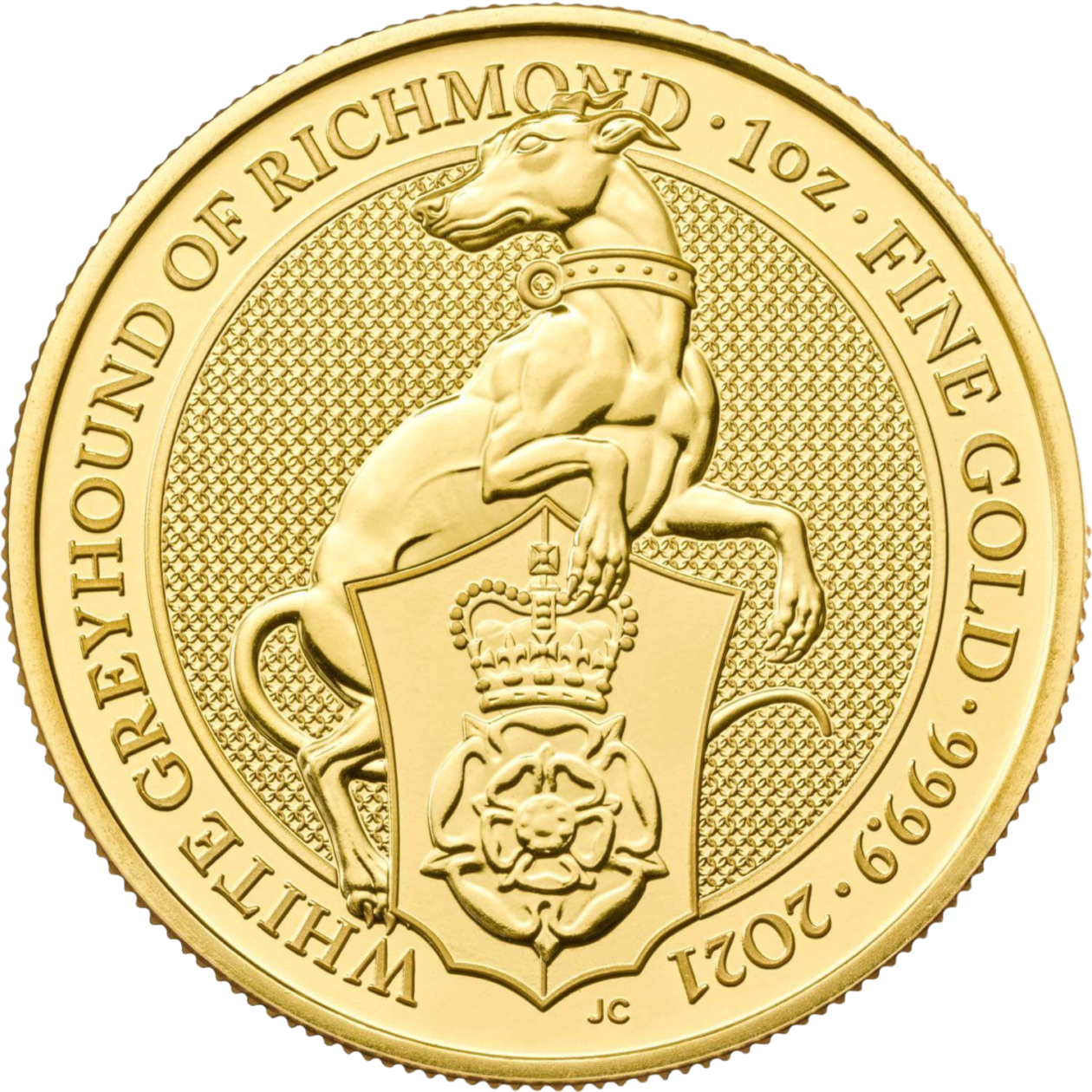 Au 1 Oz White Hound Of Richmond 2021